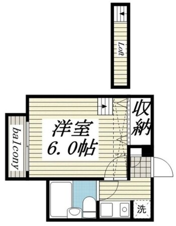 ジュネパレス松戸第502の物件間取画像